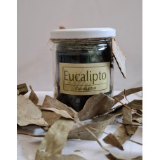VELA 300g TARRO VIDRIO EUCALIPTO